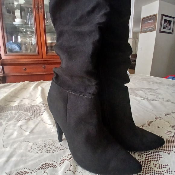 #085 Anne Michelle Knee-High Boots Size 10 - Picture 10 of 14